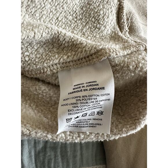 Nike Men's Hoodie Wheat Pullover LS Drawstring Swoosh Logo Sweatshirt XL - Picture 5 of 6